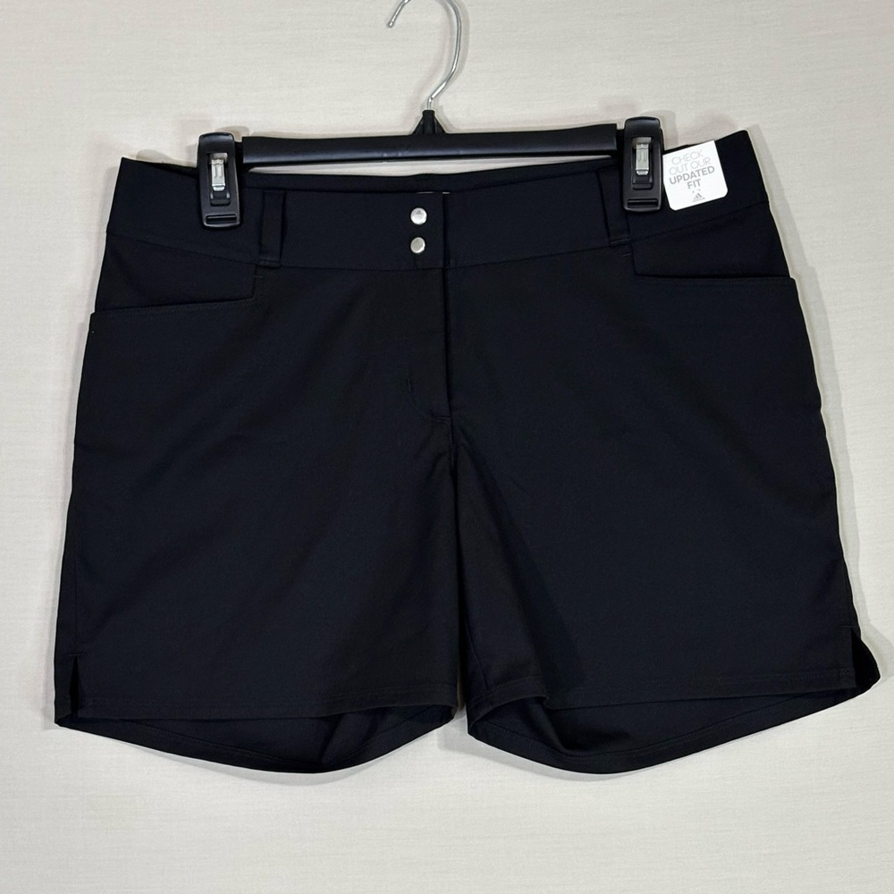 Adidas x Jessica Korda Black Golf Shorts Performance Luxe Stretch
